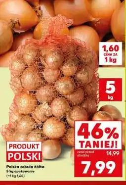 Kaufland Polska cebula żółta 5 kg opakowanie oferta