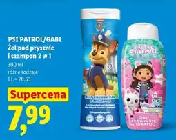 Lidl PSI PATROL/GABI Żel pod prysznic i szampon 2 w 1 oferta