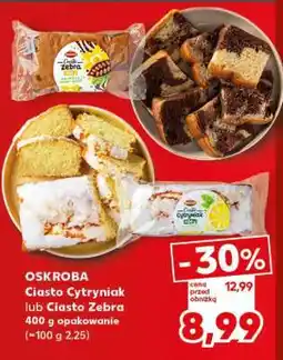 Kaufland OSKROBA Ciasto Cytryniak lub Ciasto Zebra oferta