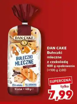 Kaufland DAN CAKE Bułeczki mleczne z czekoladą 400 g opakowanie oferta