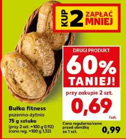 Kaufland Bułka fitness pszenno-żytnia oferta
