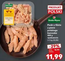 Kaufland Paski z fileta z piersi polskiego kurczaka 400 g opakowanie oferta
