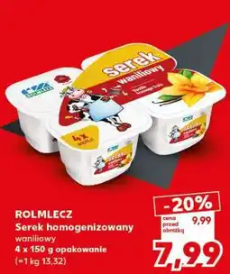 Kaufland ROLMLECZ Serek homogenizowany waniliowy oferta