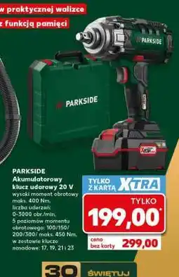 Kaufland Parkside Akumulatorowy klucz udarowy 20 V oferta