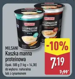 ALDI MILSANI Kaszka manna proteinowa oferta