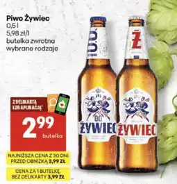 Delikatesy Centrum Piwo Żywiec oferta