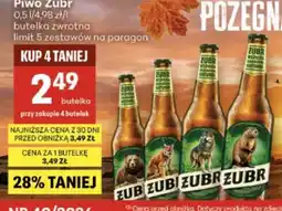 Delikatesy Centrum Piwo Zubr oferta