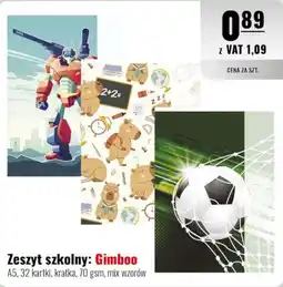 Eurocash Zeszyt szkolny: Gimboo oferta