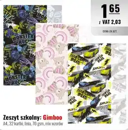 Eurocash Zeszyt szkolny: Gimboo oferta