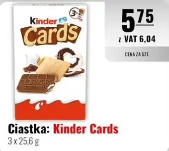 Eurocash Ciastka: Kinder Cards oferta
