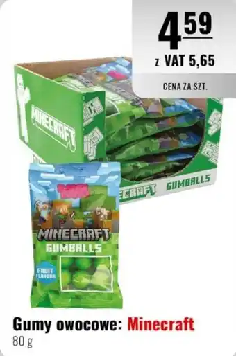 Eurocash Gumy owocowe: Minecraft oferta