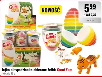 Jajko niespodzianka obierane żelki: Gumi Yum