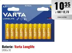 Eurocash Baterie: Varta Longlife oferta