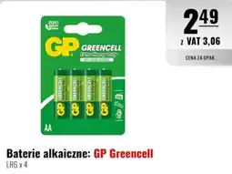 Eurocash Baterie alkaiczne: GP Greencell oferta
