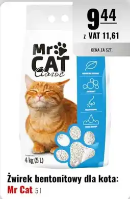 Eurocash Żwirek bentonitowy dla kota: Mr Cat 5l oferta