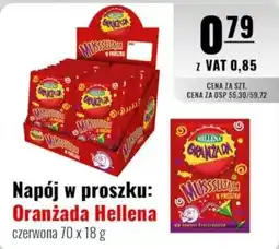 Eurocash Napój w proszku: Oranżada Hellena oferta