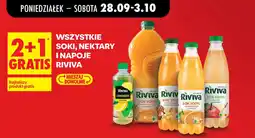 Biedronka Wszystkie soki, nektary i napoje Riviva oferta