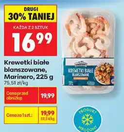 Biedronka Krewetki Białe Blanszowane Marinero oferta