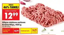 Biedronka Mięso mielone wołowe Kraina Mięs oferta