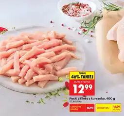Biedronka Paski z fileta z kurczaka oferta