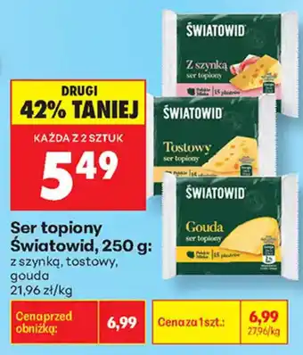 Biedronka Ser topiony Światowid oferta