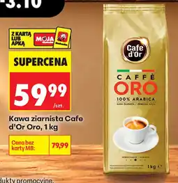 Biedronka Kawa ziarnista Cafe d'Or Oro oferta
