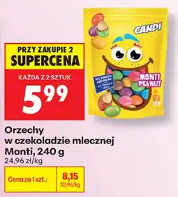 Biedronka Orzechy w czekoladzie mlecznej Monti oferta