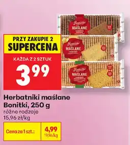 Biedronka Herbatniki maślne Bonitki oferta