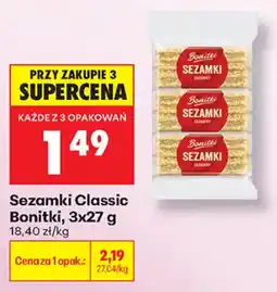 Biedronka Sezamki Classic Bonitki oferta