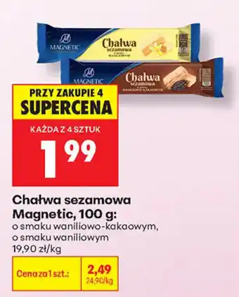 Biedronka Chałwa sezamowa Magnetic oferta