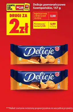 Biedronka Delicje Szampańskie Pomarańczowe oferta