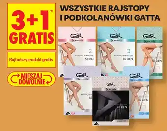 Biedronka Rajstopy i podkolanówki Gatta oferta