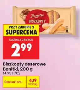 Biedronka Biszkopty deserowe Bonitki oferta
