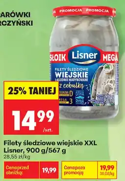 Biedronka Filety śledziowe wiejskie XXL Lisner oferta