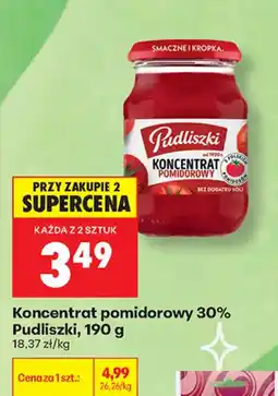 Biedronka Koncentrat pomidorowy Pudliszki oferta