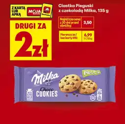 Biedronka Ciastka Pieguski z czekoladą Milka oferta