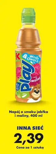 Biedronka Woda & Owoce Play o smaku maliny oferta