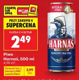 Biedronka Piwo Harnaś oferta