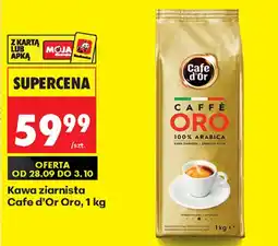 Biedronka Kawa ziarnista Cafe d'Or Oro oferta