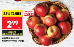Biedronka Jabłko polskie czerwone na wagę oferta
