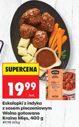Biedronka Eskalopki z indyka z sosem pieczeniowym oferta