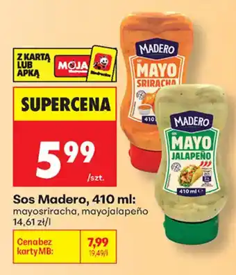 Biedronka Sos Madero oferta