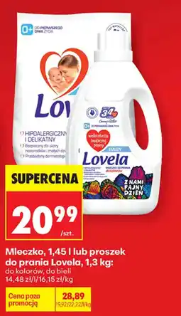 Biedronka Mleczko do prania Lovela oferta