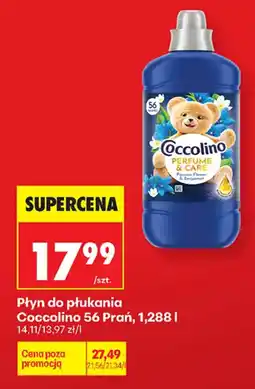 Biedronka Płyn do płukania Coccolino 56 Prań oferta