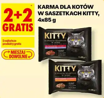 Biedronka Karma dla kotów w saszetkach Kitty oferta
