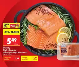 Biedronka Świeży filet z łososia atlantyckiego Marinero oferta