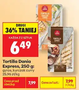 Biedronka Tortilla Dania Express oferta