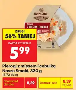 Biedronka Pierogi z mięsem i cebulką Nasze Smaki oferta