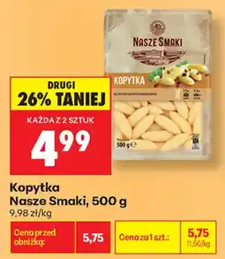 Biedronka Kopytka Nasze Smaki oferta