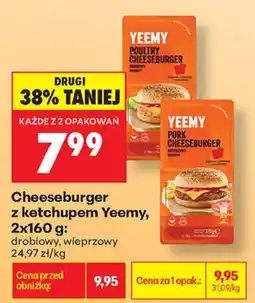 Biedronka Cheeseburger z ketchupem Yeemy oferta